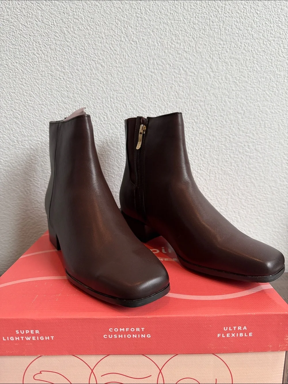 Easy Spirit Women's Sidney eFlex Square Toe Booties NIB